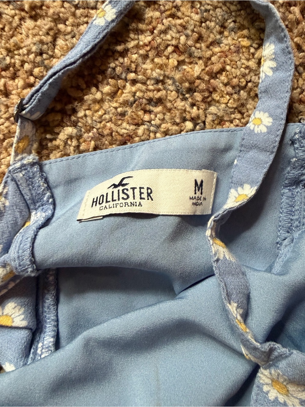 Hollister Blue Daisy-Trim Tank